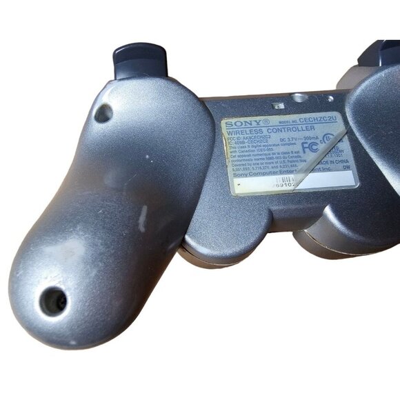 Sony Playstation 3 Silver DualShock 3 Controller Sixaxis FOR PARTS READ DESCRIPT - Picture 10 of 12